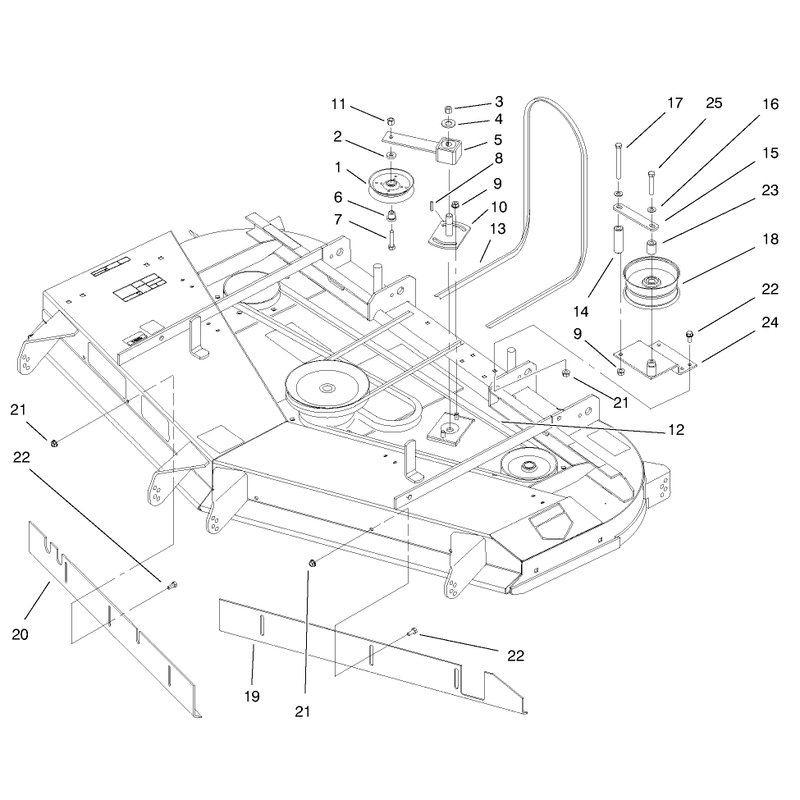 Belts and Idler Arm Assembly