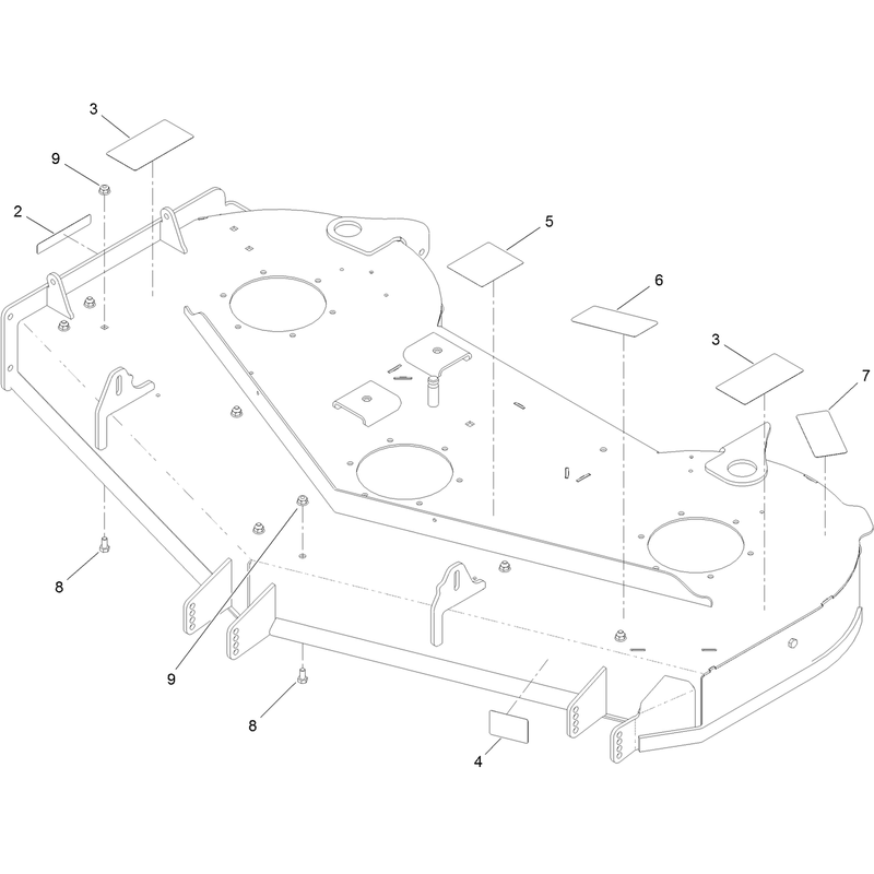 Deck Decal Assembly No 138-6880