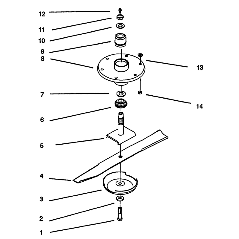 Spindle Assembly and Blade
