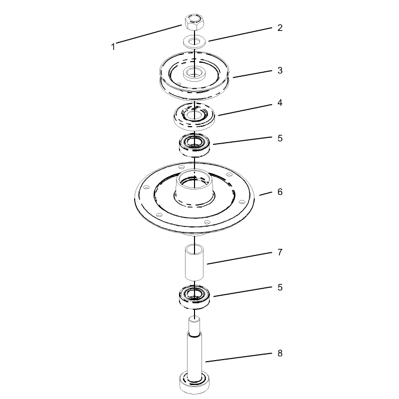 Spindle Assembly No 106-0787