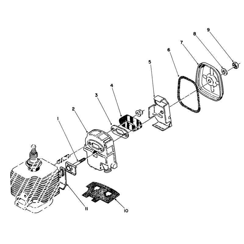 Spark Arrestor Muffler Kit 65-4300 (optional)