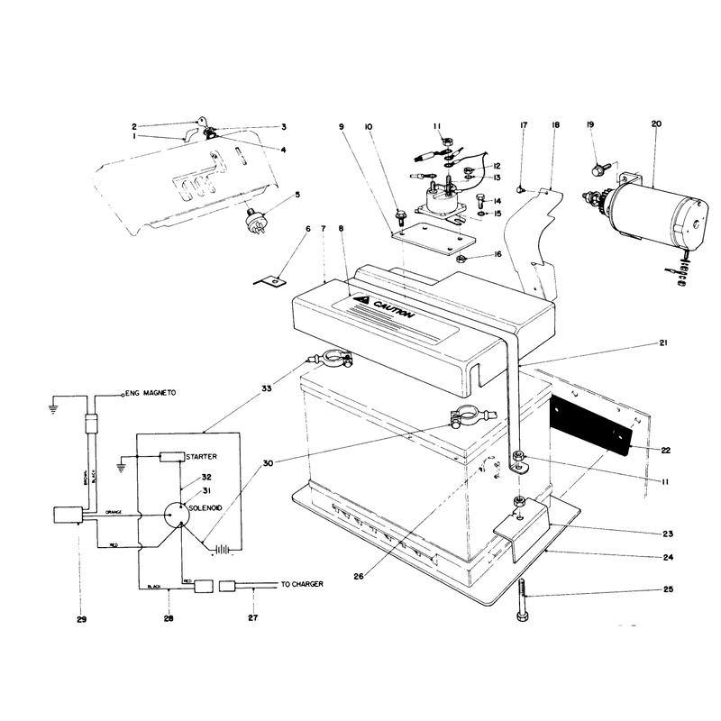 12 Volt Starting Motor Kit 37-4640