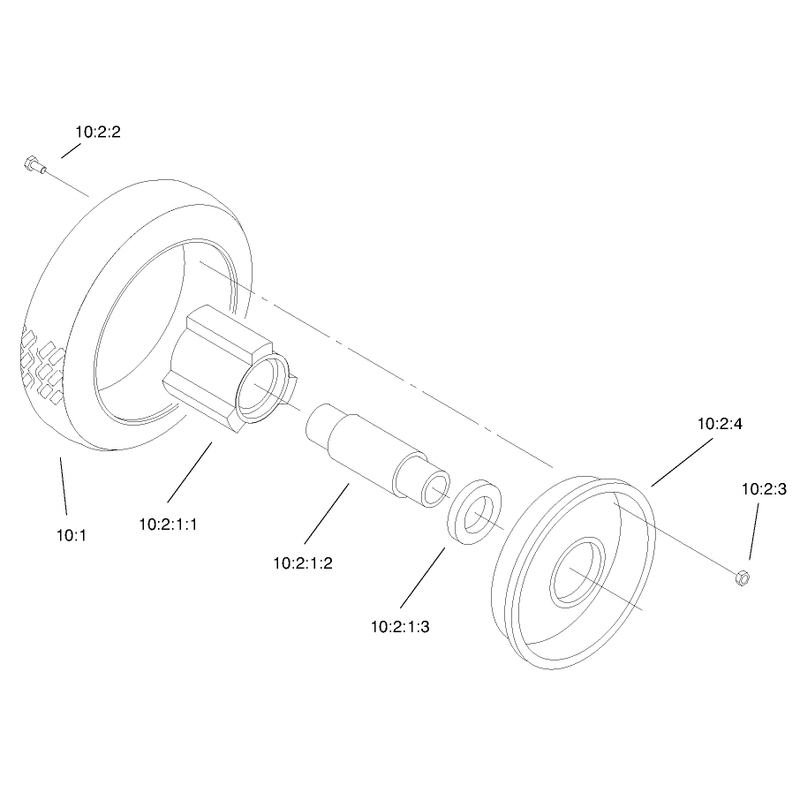 Front Tire and Wheel Assembly