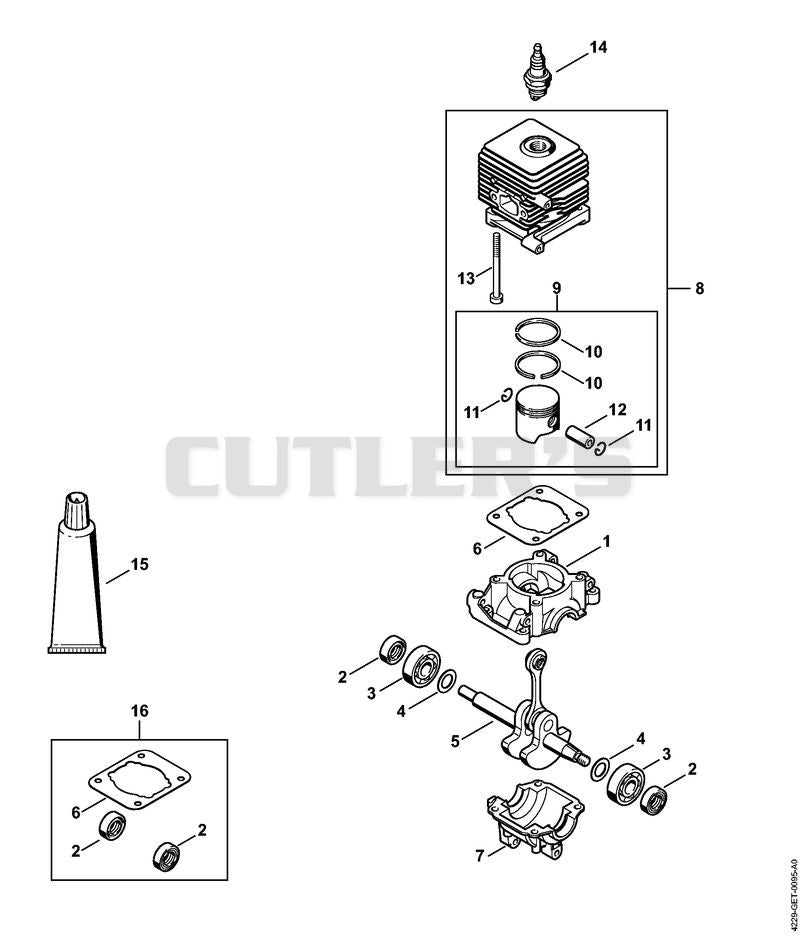 Crankcase, Cylinder