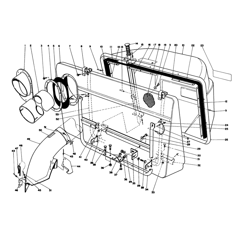 Easy-Empty Grass Catcher Model 59111 (optional)