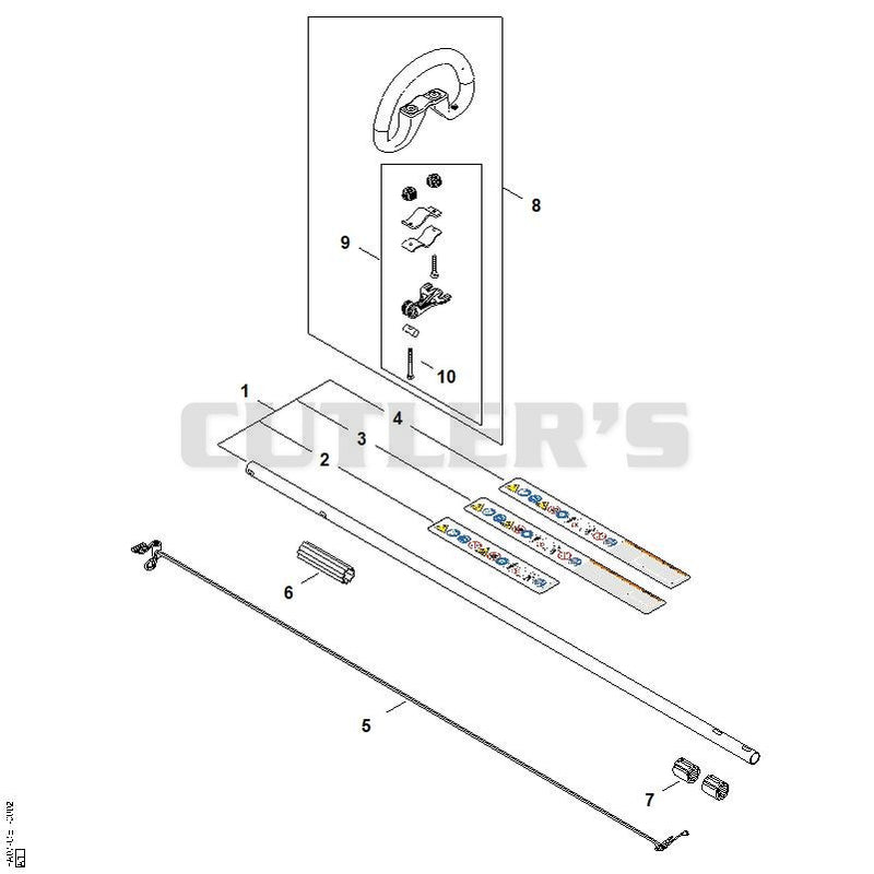 Drive tube assembly, Loop handle