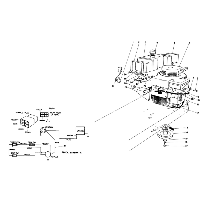 Engine Assembly (model No. 56138)