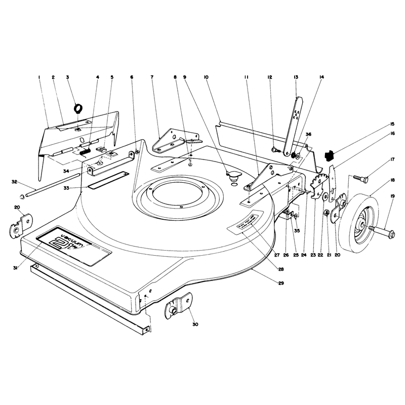 Mower Housing Assembly Model 16800