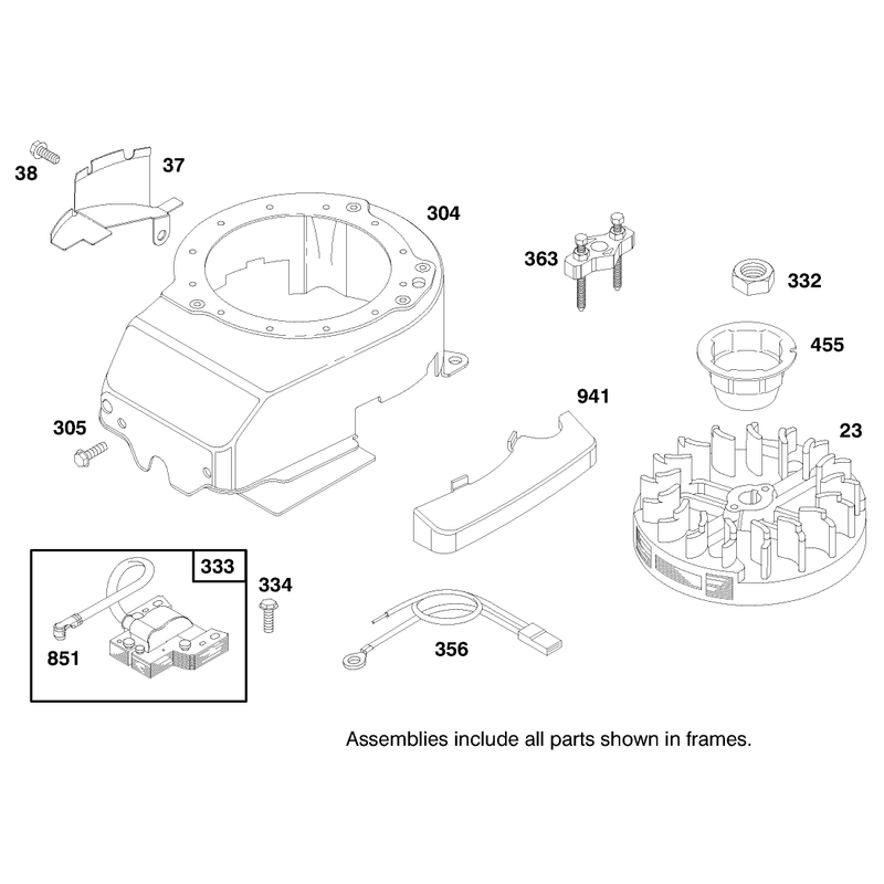Engine Briggs and Stratton Model 12h802-1758-A1