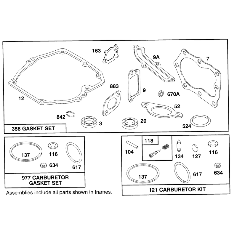 Engine Briggs and Stratton Model 12e802-0653-01