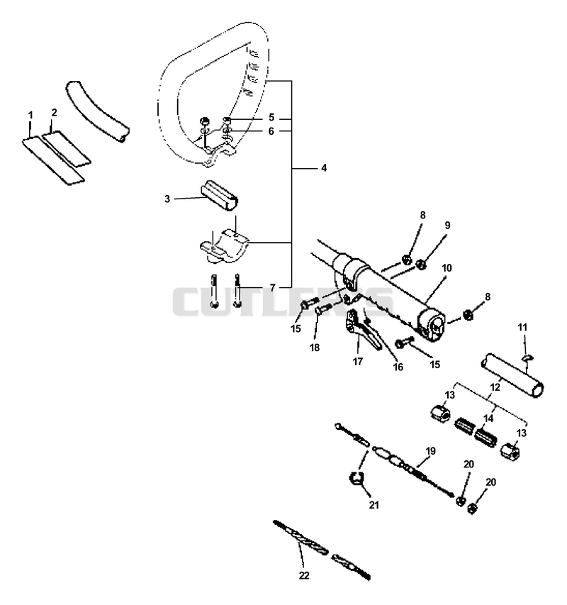 Driveshaft, Handles, Throttle