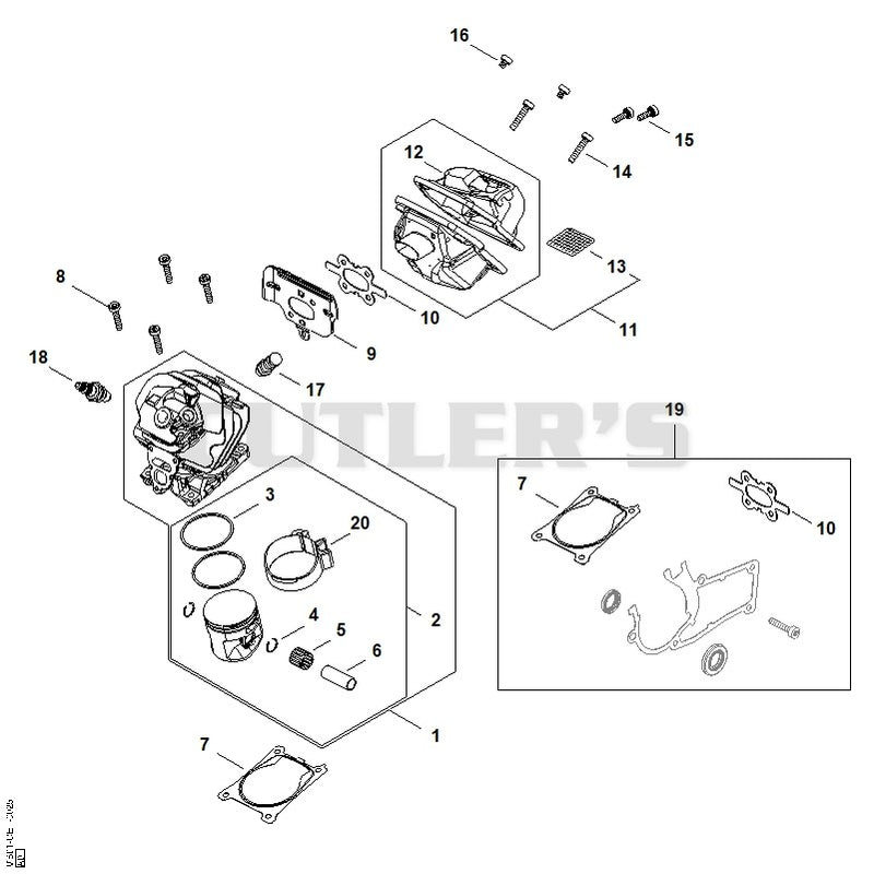 Cylinder, Muffler