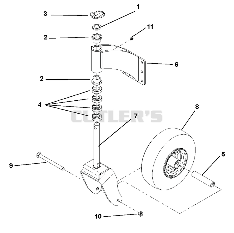 Wheel and Strut Assembly