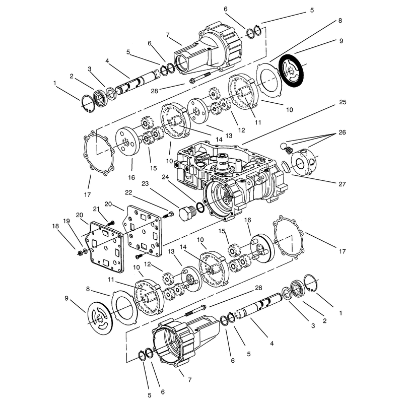 Transmission Assembly Eaton Model 781-016 Continued