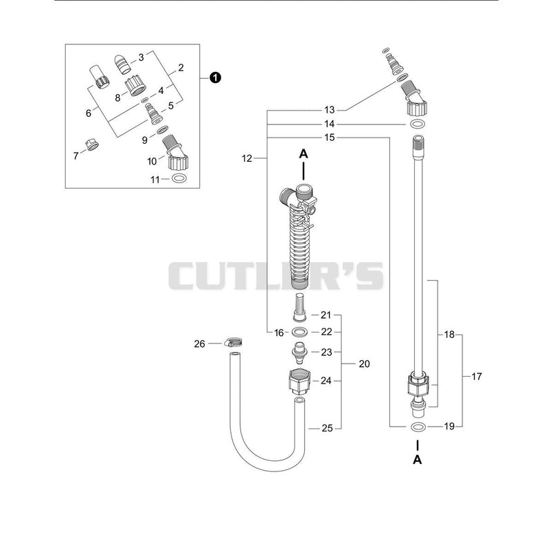Nozzles, Wand, Hose