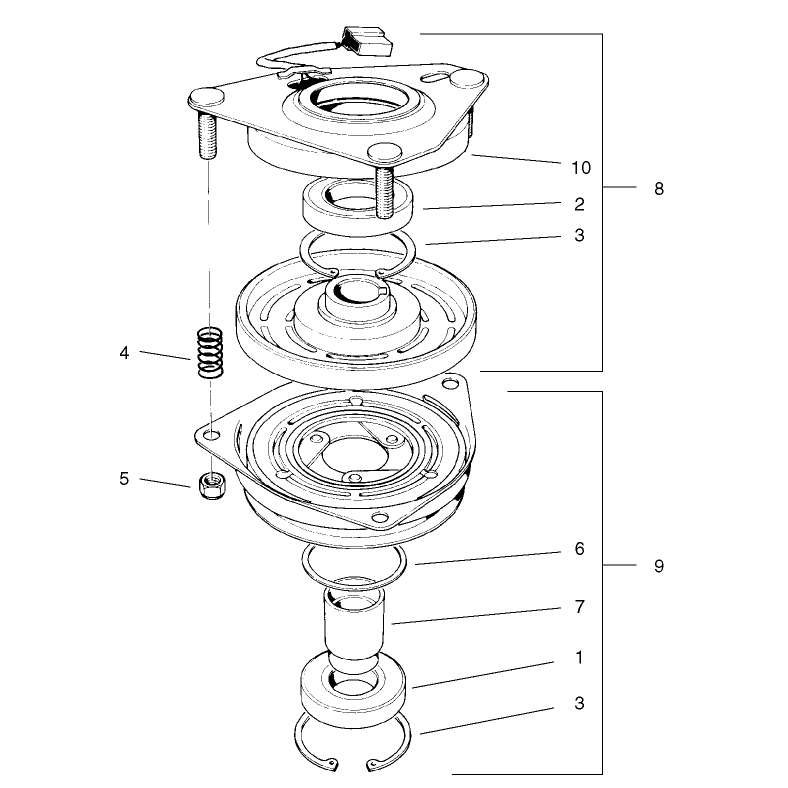 Clutch Assembly No 54-3200