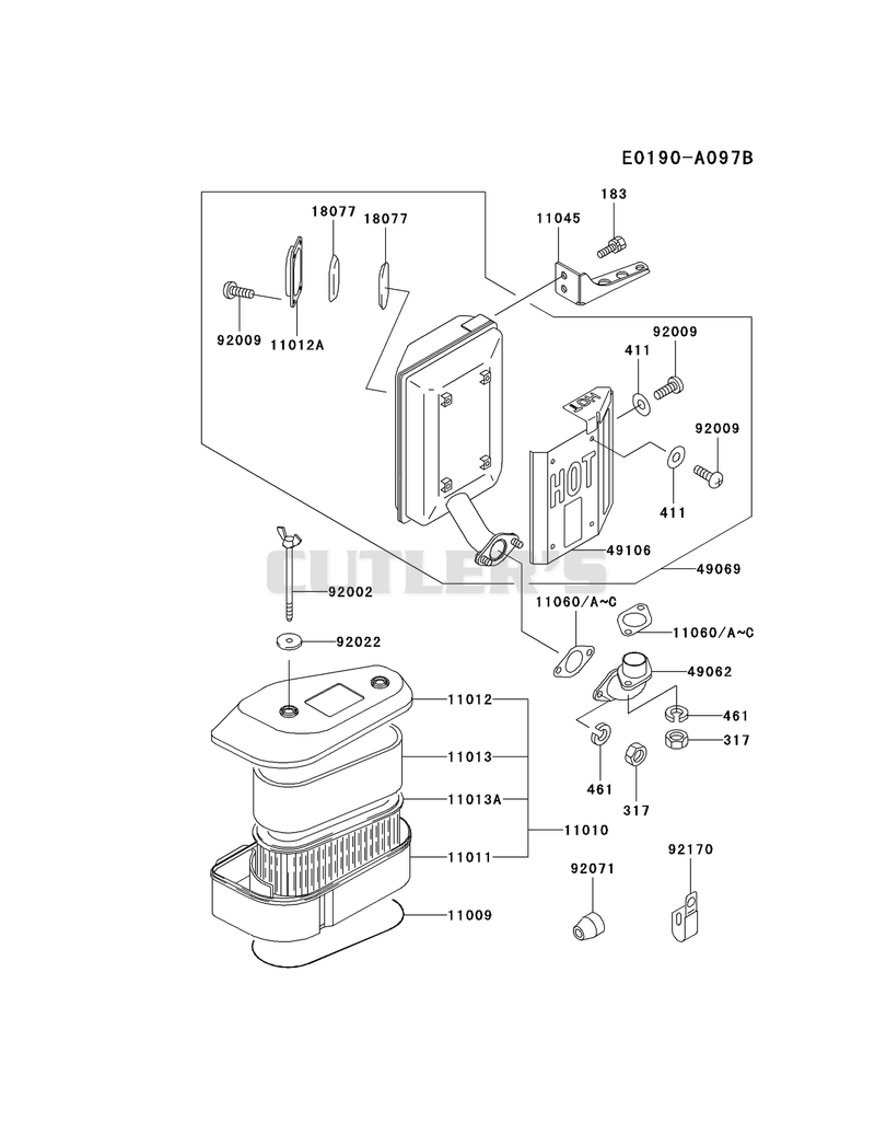 AIR-FILTER/MUFFLER