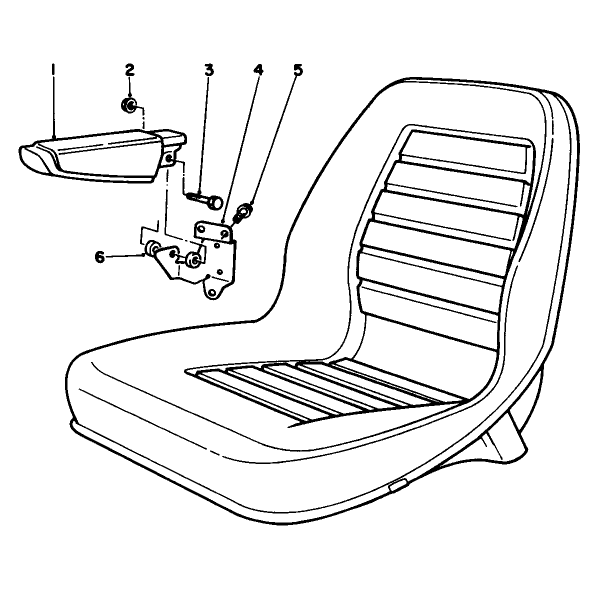 Armrest Kit Model No. 30707