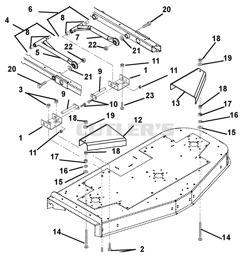 Mounting Arms And Belt Guards
