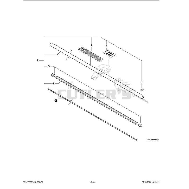 Main Pipe Assembly, Driveshaft