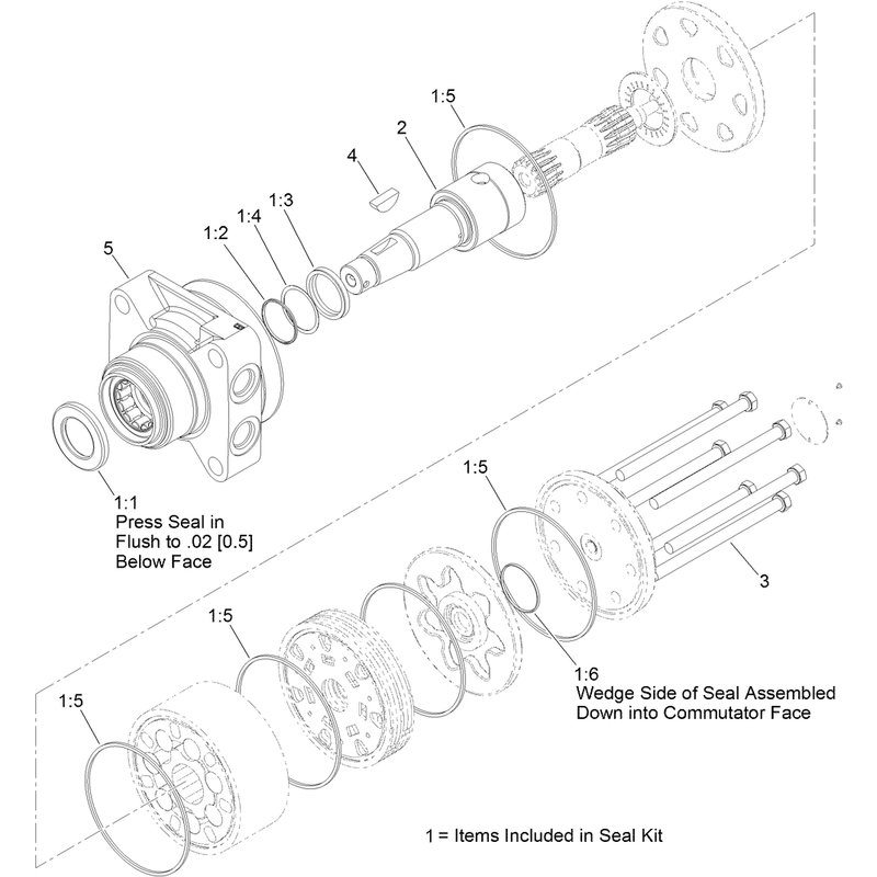 Hydraulic Motor Assembly No 99-3052