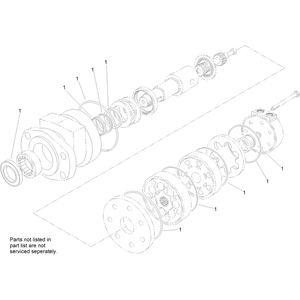 Hydraulic Motor Assembly No 107-9361