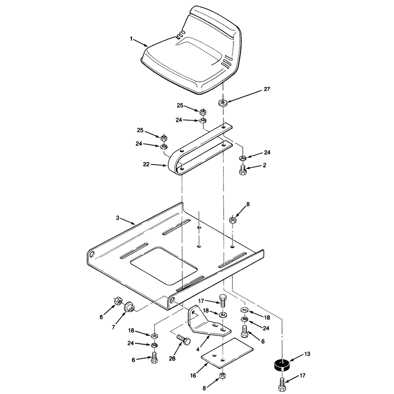 Seat Assembly (212-5 & 212-H)