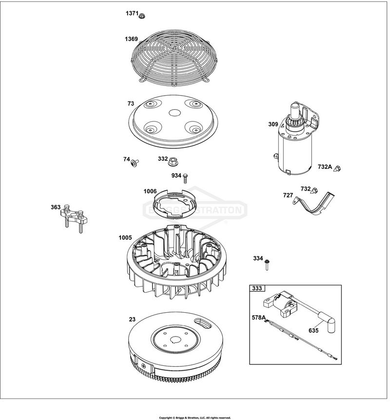 Flywheel, Ignition, and Starter Group