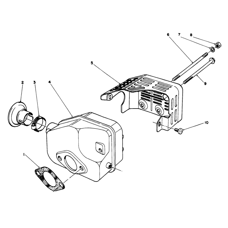 Muffler Assembly Model No 47pm1-3