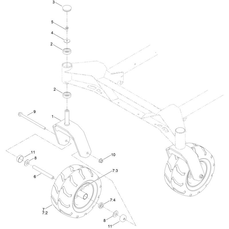 Caster Wheel Assembly