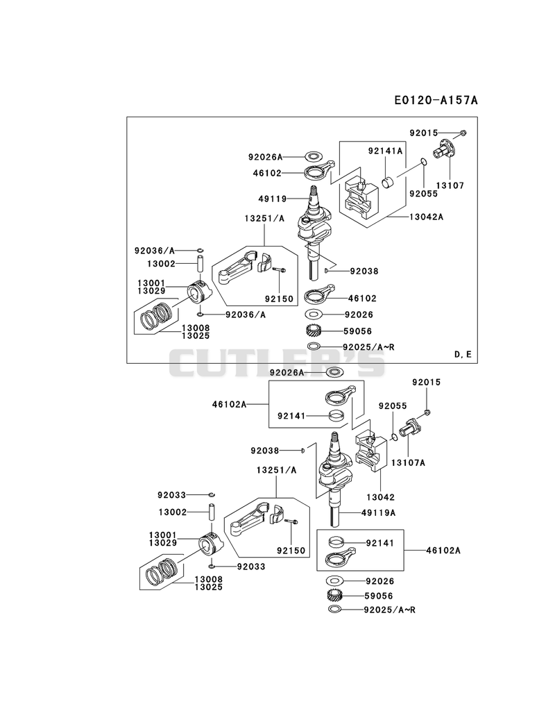 PISTON/CRANKSHAFT