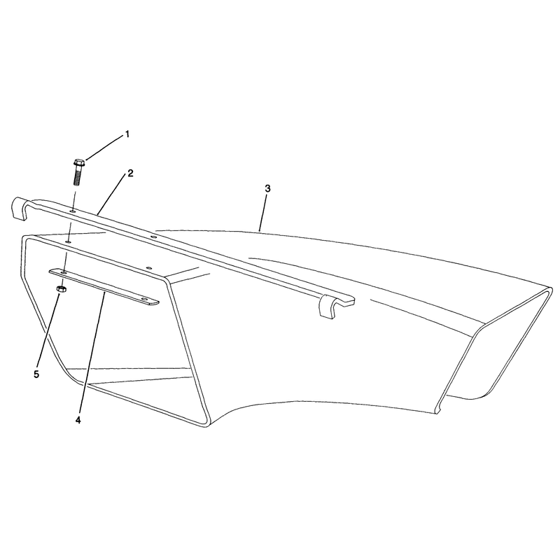 Side Discharge Chute Model No. 59112 (optional)