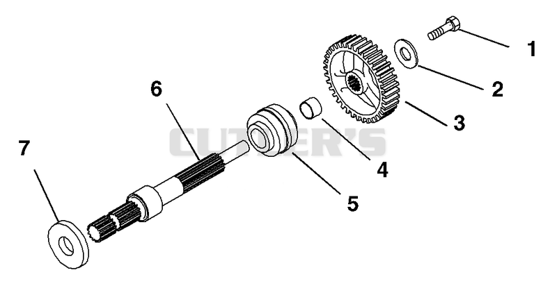 Number Ten Shaft - PTO Drive Assembly