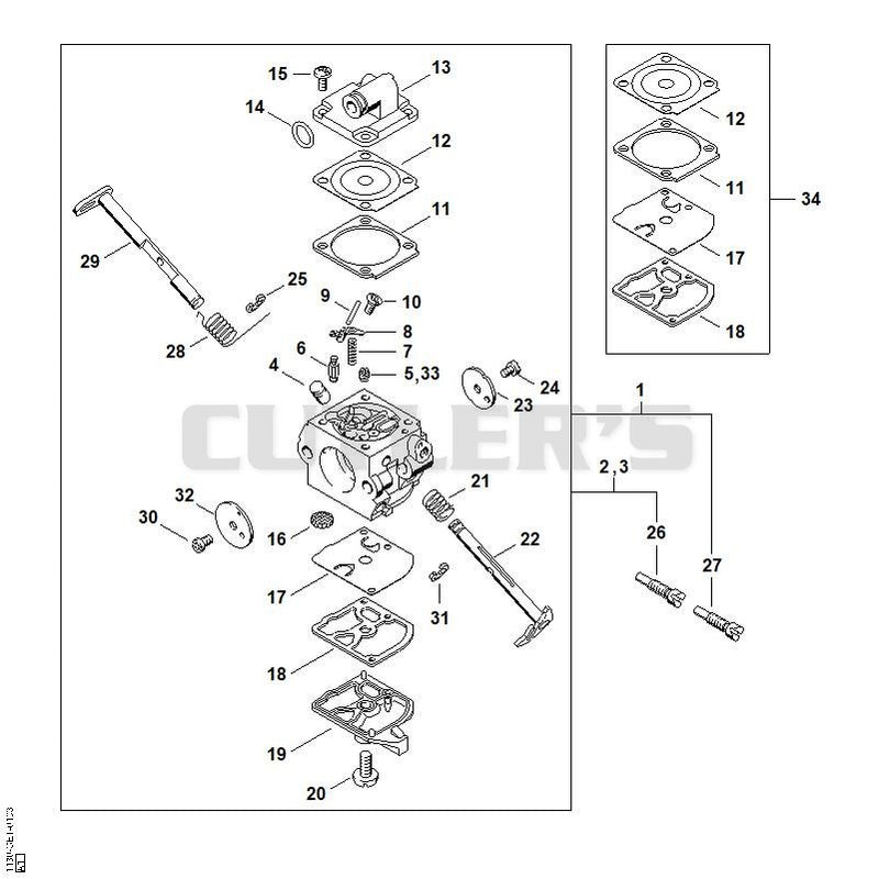 Carburetor C1Q-S57, C1Q-S57