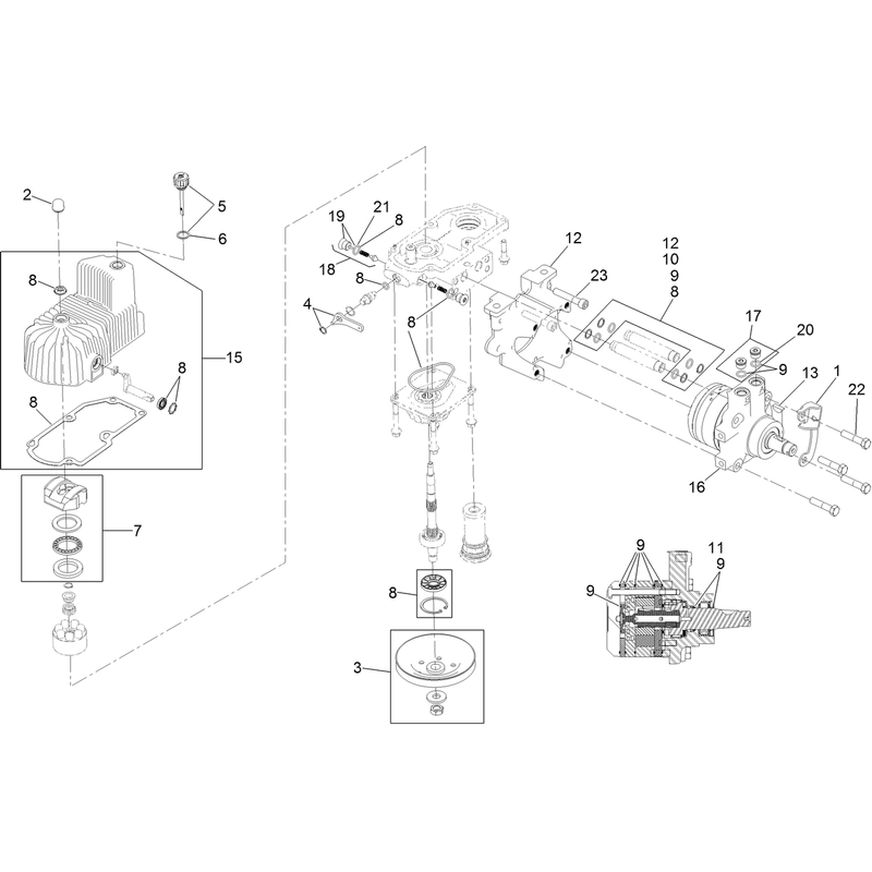 RH Hydro Assembly No. 116-6418