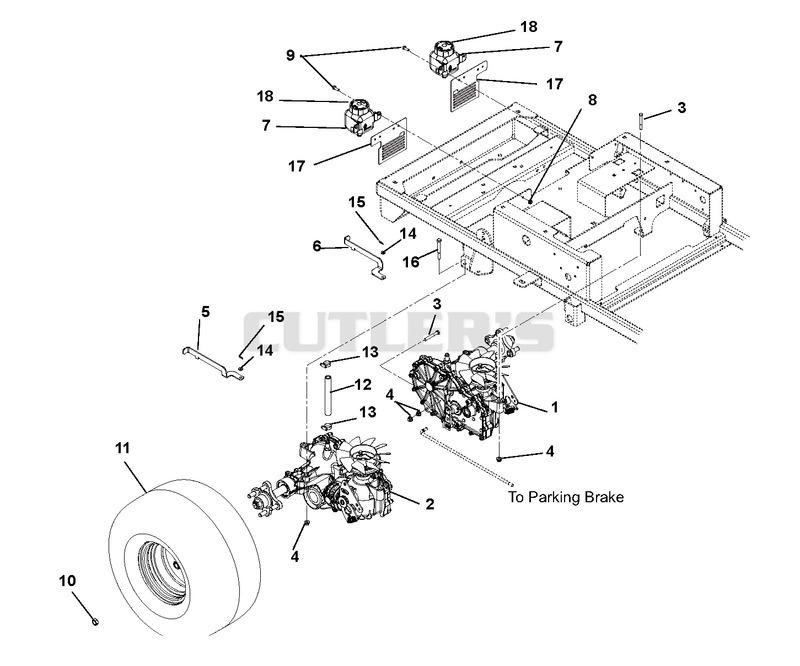 Transaxle, Dump Valves and Rear Wheels