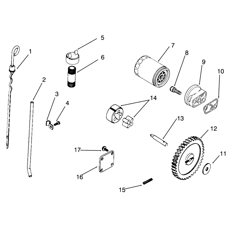 Oil Dip Stick Filter and Pump