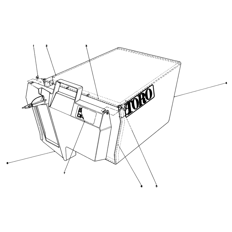 Grass Bag Assembly No11-0189