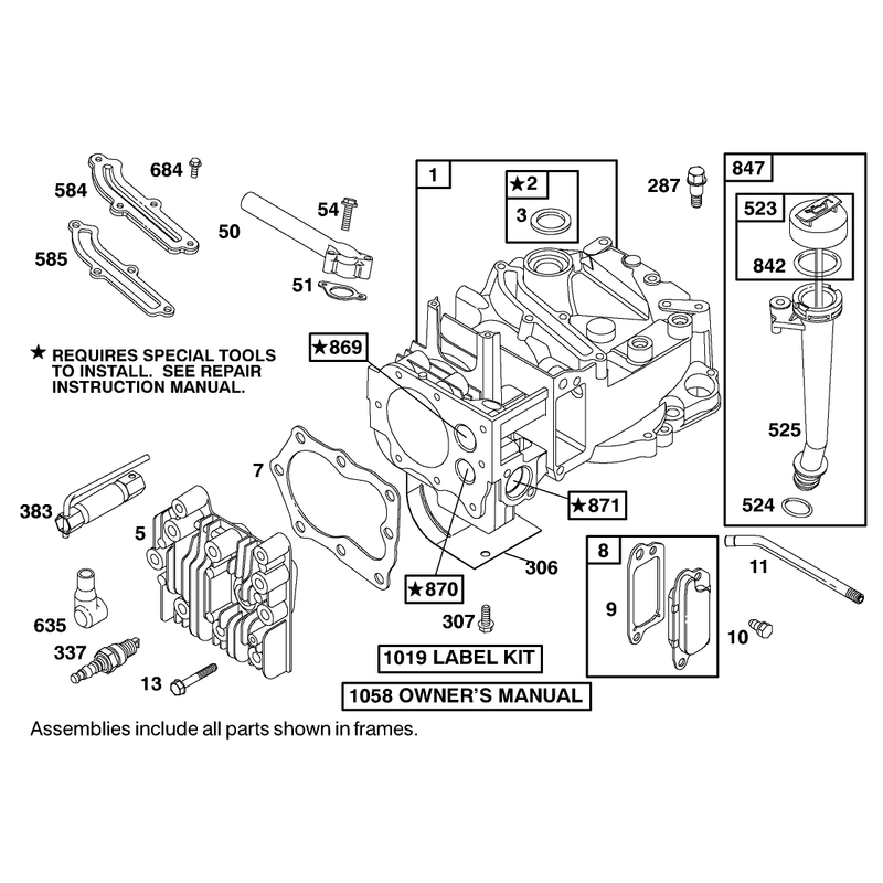 Engine Briggs and Stratton Model 12j802-2369-B1