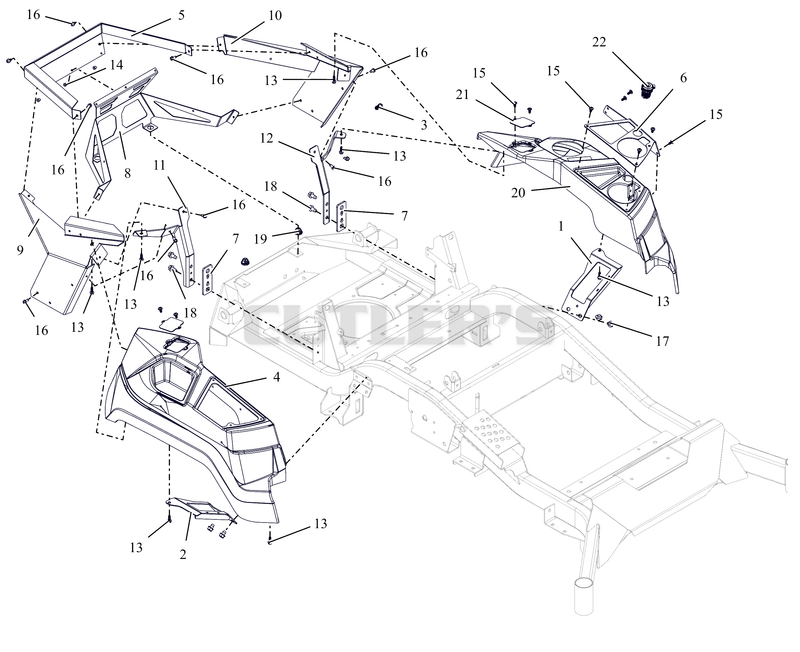 Engine Guard and Fenders