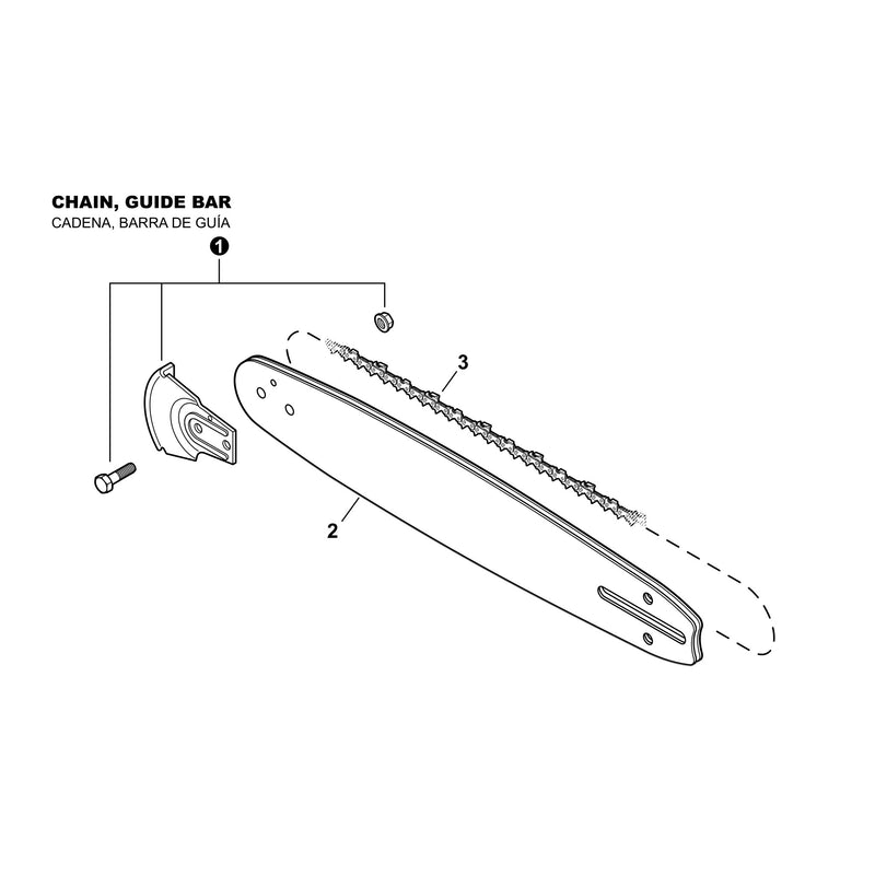 CHAIN GUIDE BAR