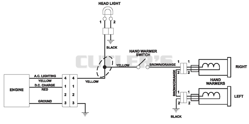Wiring Diagram - Heated Hand Grips
