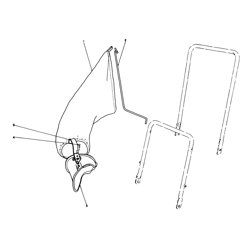 Grass Bagging Kit No 38-0050 Optional