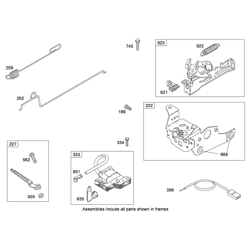 Governor Assembly Briggs and Stratton 124T02-0215-B1