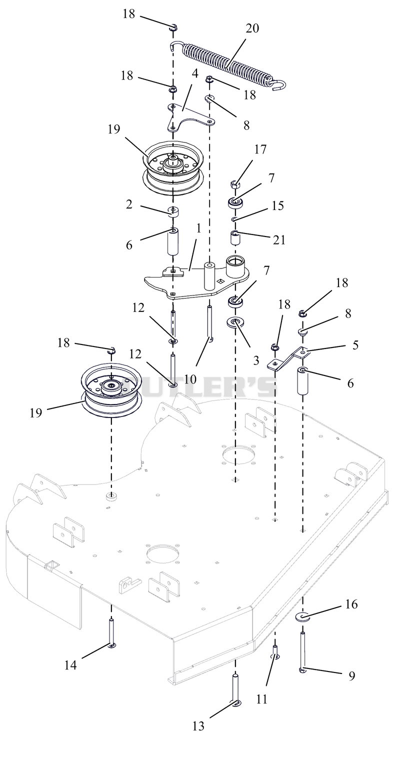 Pulleys and Idlers - 36"