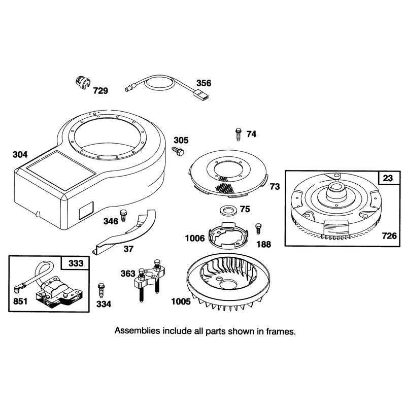 Engine Briggs and Stratton Model 28b707-0126-01