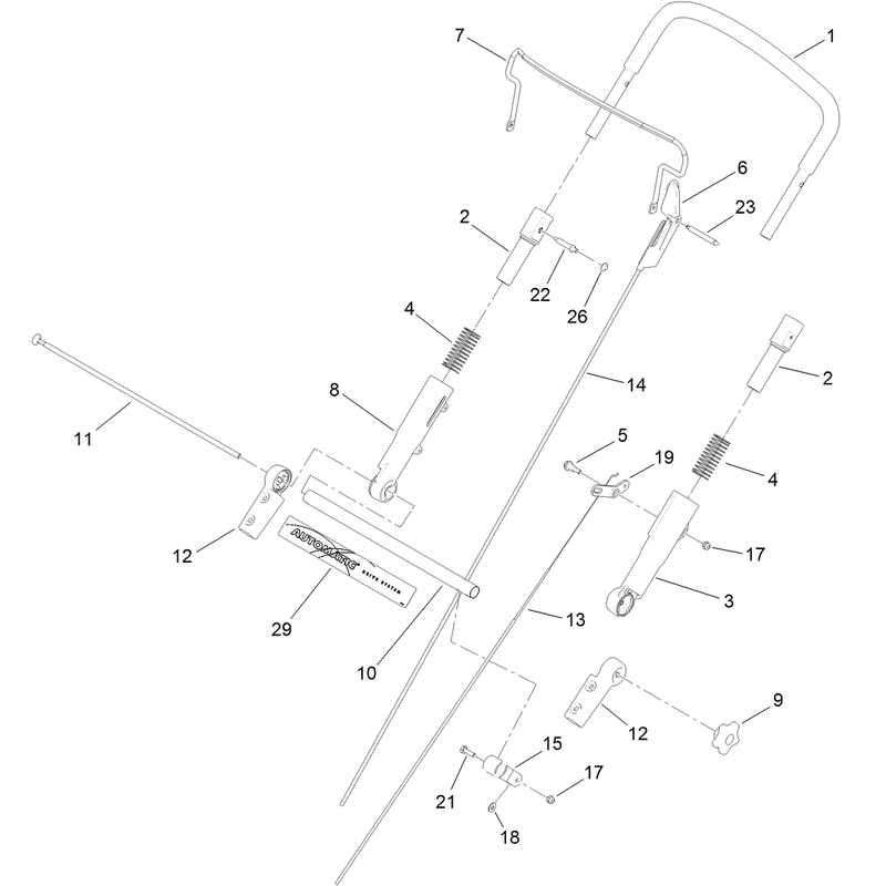 Upper Handle Assembly