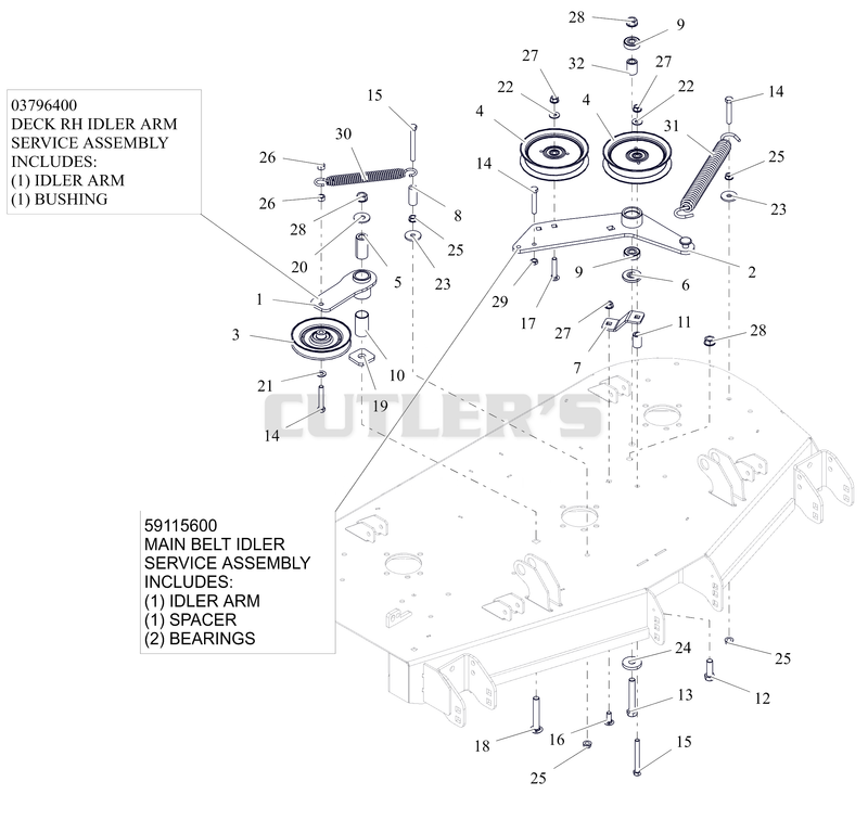 Idlers and Sheaves - 48"