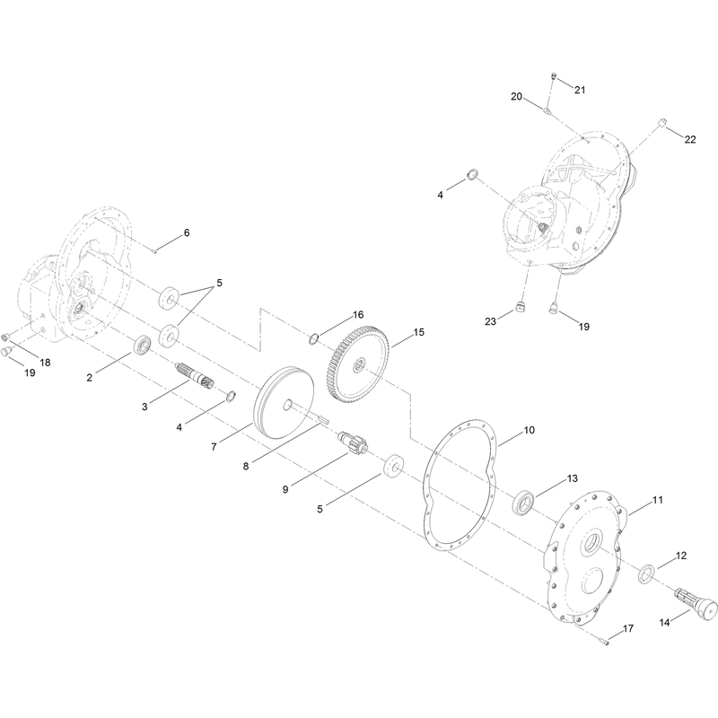 Gearcase Assembly No ST22075-03