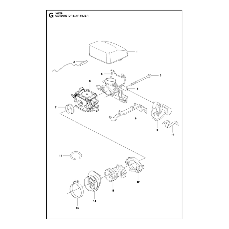CARBURETOR AND AIR FILTER